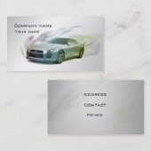 スタイリッシュで車のな名刺 名刺 (正面/裏面)