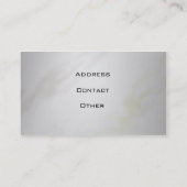 スタイリッシュで車のな名刺 名刺 (裏面)