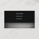 スタイリッシュで車のな名刺 名刺 (裏面)