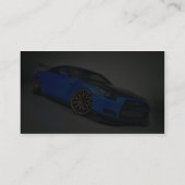 スタイリッシュで車のな名刺 名刺 (裏面)