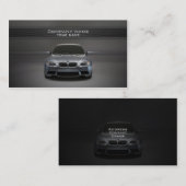 スタイリッシュで車のな名刺 名刺 (正面/裏面)