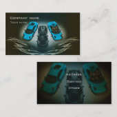 スタイリッシュで車のな名刺 名刺 (正面/裏面)