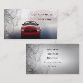 スタイリッシュで車のな名刺 名刺 (正面/裏面)