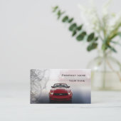 スタイリッシュで車のな名刺 名刺 (スタンド正面)