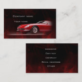 スタイリッシュで車のな名刺 名刺 (正面/裏面)