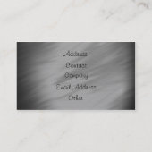 スタイリッシュで車のな名刺 名刺 (裏面)