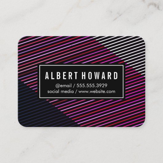 スタイリッシュとコンテンポラリー 名刺 (正面)