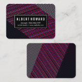 スタイリッシュとコンテンポラリー 名刺 (正面/裏面)