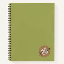 スタイリッシュとシンプルオリーブカラーモノグラムの