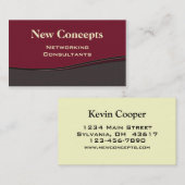 スタイリッシュとモダン 名刺 (正面/裏面)