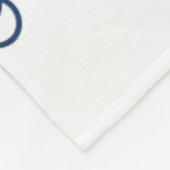 スタイリッシュないかりおよびロープ フリースブランケット (角)