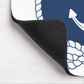 スタイリッシュないかりおよびロープ マウスパッド (コーナー)