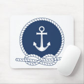 スタイリッシュないかりおよびロープ マウスパッド (マウス)