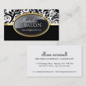 スタイリッシュなエステティシャンの名刺 名刺 (正面/裏面)