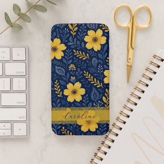 スタイリッシュなエスニック地中海風のフラワーパターン Case-Mate iPhoneケース