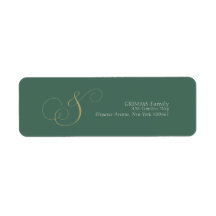 スタイリッシュなエメラルドグリーンの結婚式