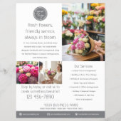 スタイリッシュなカスタムフォトロゴビジネスマーケティング チラシ (正面)