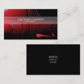 スタイリッシュなカーウォッシュの名刺 名刺 (正面/裏面)