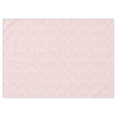 スタイリッシュなクラシックなローズピンクの大理石 テーブルクロス (正面(横))