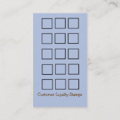 スタイリッシュなケーキのベーカリーのカスタムな名刺 ロイヤリティカード (裏面)