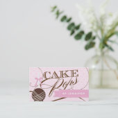 スタイリッシュなケーキの破裂音の名刺 名刺 (スタンド正面)