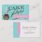 スタイリッシュなケーキの破裂音の名刺 名刺 (正面/裏面)