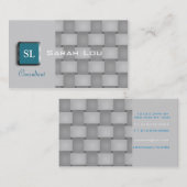 スタイリッシュなコンサルタントの名刺 名刺 (正面/裏面)