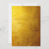 スタイリッシュなゴールドのクリスマス シークレットサンタ 会社ロゴ 招待状 (裏面)