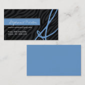 スタイリッシュなシマウマのプリントのテレホンカード コーリングカード (正面/裏面)