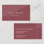 スタイリッシュなシンプル 名刺 (正面/裏面)