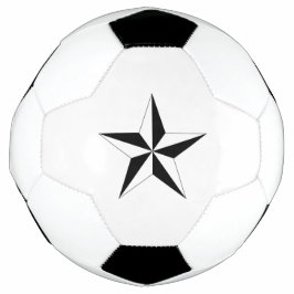 スタイリッシュなスターマークのサッカーボール ユニークなデザイン サッカーボール