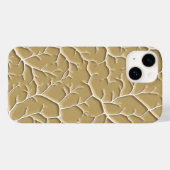 スタイリッシュなテクスチャードカーキブランチiPhoneケース Case-Mate iPhoneケース (裏面 (横))