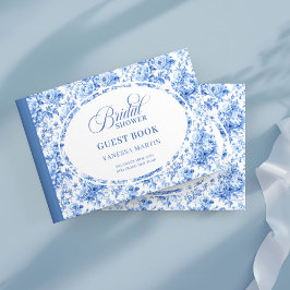 スタイリッシュなネイビートイレローズ ブライダルシャワー ゲストブック