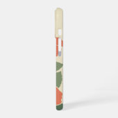 スタイリッシュなハイビスカスのヴィンテージ iPhone 16ケース (左側面)