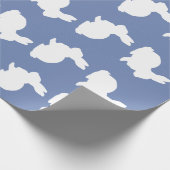 スタイリッシュなバニーの包装紙 ラッピングペーパー (角)