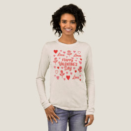 スタイリッシュなバレンタインデー トライブレンドTシャツ