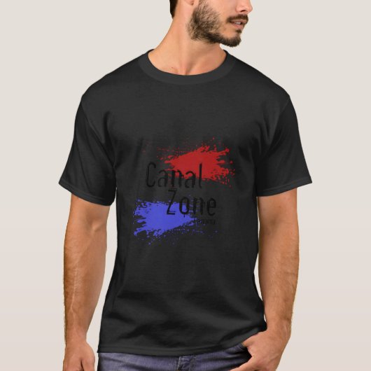 スタイリッシュなパナマ運河地帯 Tシャツ (正面)