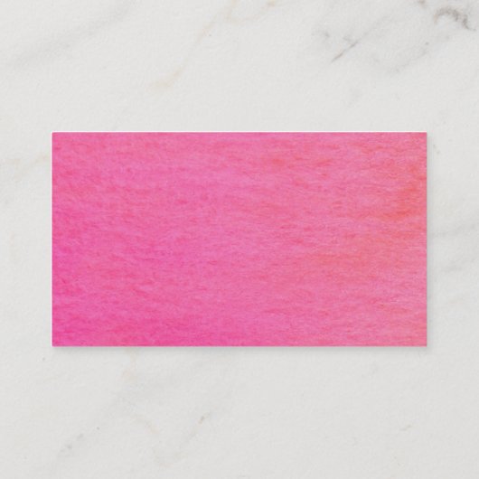 スタイリッシュなピンクの女性のフィットネスのパーソナルトレーナー 名刺 (裏面)