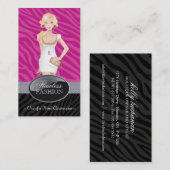 スタイリッシュなファッション・デザイナーの名刺 名刺 (正面/裏面)