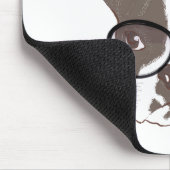 スタイリッシュなフレンチ・ブルドッグ マウスパッド (コーナー)