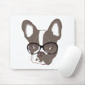 スタイリッシュなフレンチ・ブルドッグ マウスパッド (マウス)