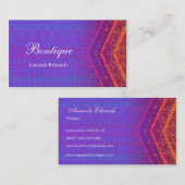 スタイリッシュなブティック| 名刺 (正面/裏面)