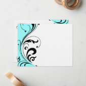 スタイリッシュなヘアーサロンNotecards ノートカード (正面/裏面インサイチュ)