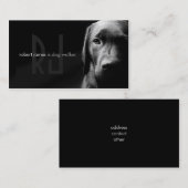 スタイリッシュなペットの世話のドッグウォーカーの歩くの名刺 名刺 (正面/裏面)