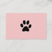 スタイリッシュなペットサービス 名刺 (裏面)