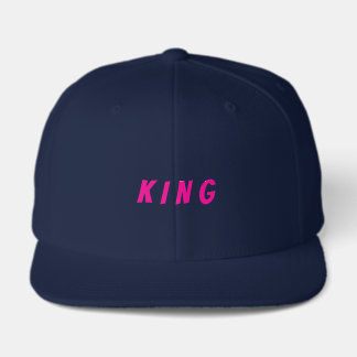 スタイリッシュなメンズスナップバック KING テキスト 強くて太字の見た目 キャップ