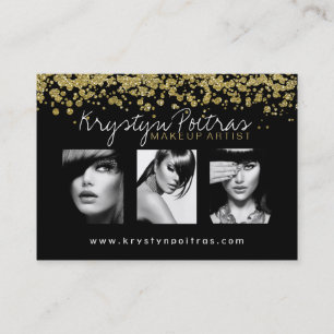 スタイリッシュなメーキャップアーティストの名刺 名刺