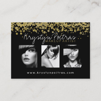 スタイリッシュなメーキャップアーティストの名刺 名刺