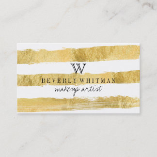スタイリッシュなメーキャップアーティストの名刺 名刺