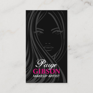 スタイリッシュなメーキャップアーティストの名刺 名刺